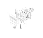 Frigidaire FEFB89ECC door diagram