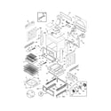 Frigidaire PLGS389ECB body diagram