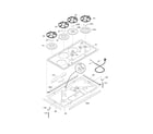 Frigidaire FGC36S5ECA maintop diagram