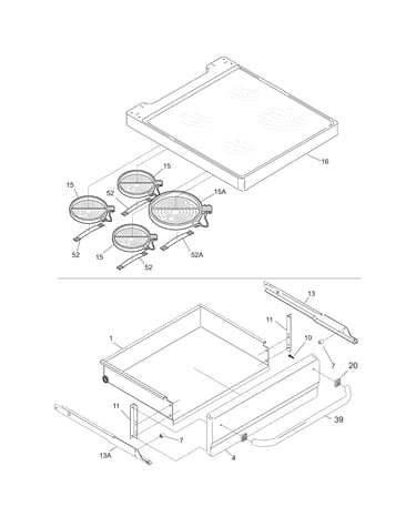 Top/drawer