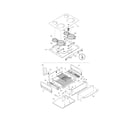 Frigidaire GLES389EBC top/drawer diagram