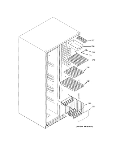 Freezer shelves