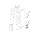 Frigidaire FLSC238DW2 freezer door diagram