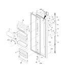 Refrigerator door