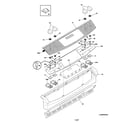 Frigidaire PLES399ECC backguard diagram