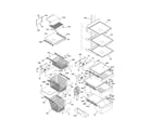 Electrolux E23CS78ESS0 shelves diagram