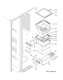 Fresh food shelves