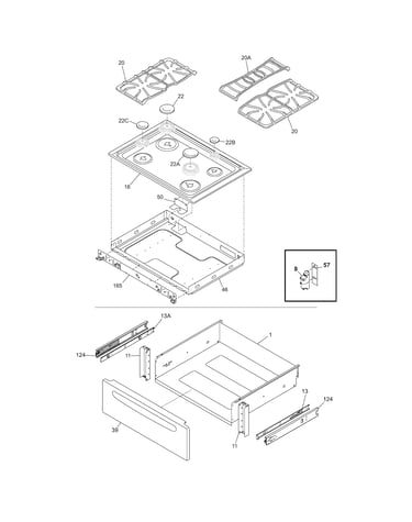 Top/drawer