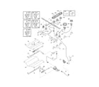 Kenmore Elite 79036713501 burner diagram