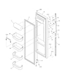 Refrigerator door