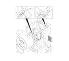 Frigidaire FEQB4000FS0 cabinet/drum diagram