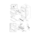 Frigidaire GLFU1767FW2 cabinet diagram