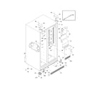 Kenmore 2535628240A cabinet diagram