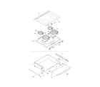 Kenmore 79046593501 top/drawer diagram