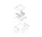 Kenmore 79046591501 top/drawer diagram
