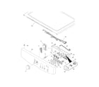 Frigidaire LGQ7000ES0 controls/top panel diagram