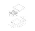 Kenmore 79090153402 top/drawer diagram