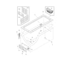 Frigidaire FFC1526FW0 cabinet diagram