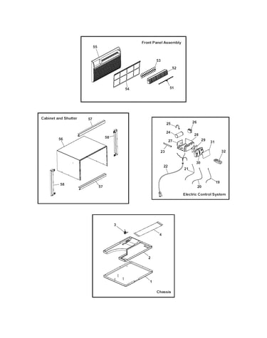 Cabinet/front/controls