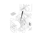 Frigidaire AGQ6000CES1 cabinet/drum diagram
