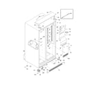 Frigidaire PLHS67EGSB1 cabinet diagram