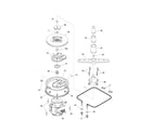 Kenmore 58714432202 motor & pump diagram
