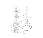 Kenmore 58717252202 motor & pump diagram