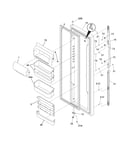 Refrigerator door