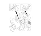 Frigidaire GLEQ2152EE0 cabinet/drum diagram