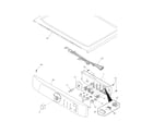 Frigidaire GLEQ2152EE0 controls/top panel diagram