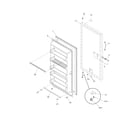 Frigidaire FFU1764FW1 door diagram