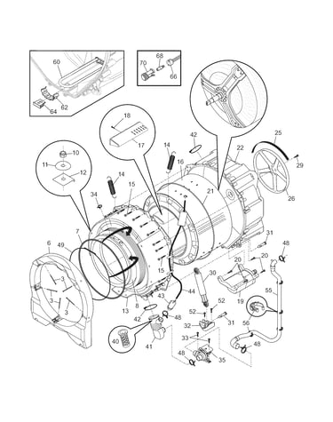 Motor/tub