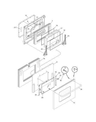 Oven door