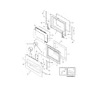 Kenmore 79036683503 door diagram