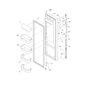Frigidaire FRS26KF6EW4 refrigerator door diagram