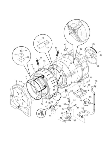 Motor/tub