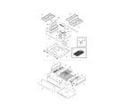 Kenmore Elite 79036723600 top/drawer diagram