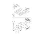 Frigidaire CFGF337ESD top/drawer diagram