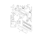 Frigidaire PFEF374ES2 backguard diagram