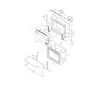 Frigidaire FED365ESC door diagram