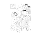 Frigidaire FCCW3000ES0 cabinet top diagram