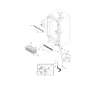 Frigidaire FFU1724DW7 cabinet diagram