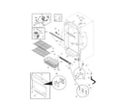 Frigidaire FFU2065FW2 cabinet diagram