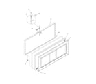 Crosley CF157 door diagram