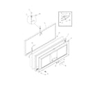 Frigidaire FFC13C4CW2 door diagram