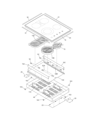 Main top/surface units