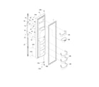 Frigidaire GLHS66EFSB4 freezer door diagram