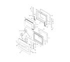 Frigidaire CFGS365FC1 door diagram