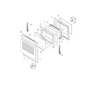 Frigidaire CFEF366EMD door diagram