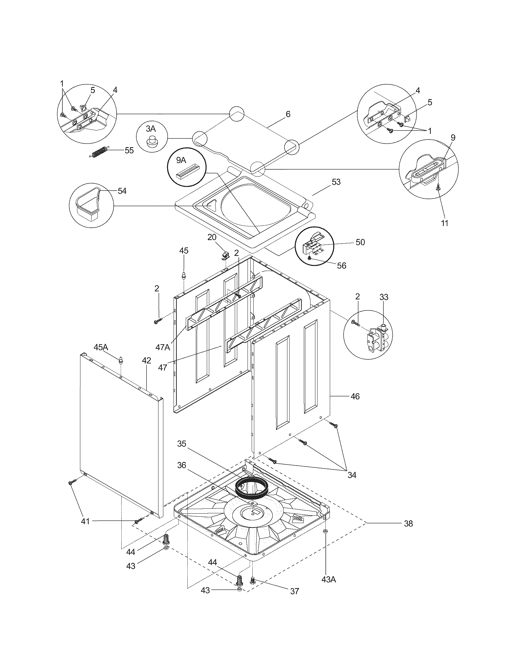Lower cabinet/top